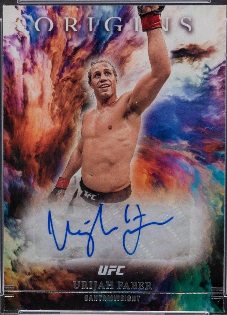 Urijah Faber #OA-UFB Ufc Cards 2021 Panini Chronicles UFC Origins Autographs