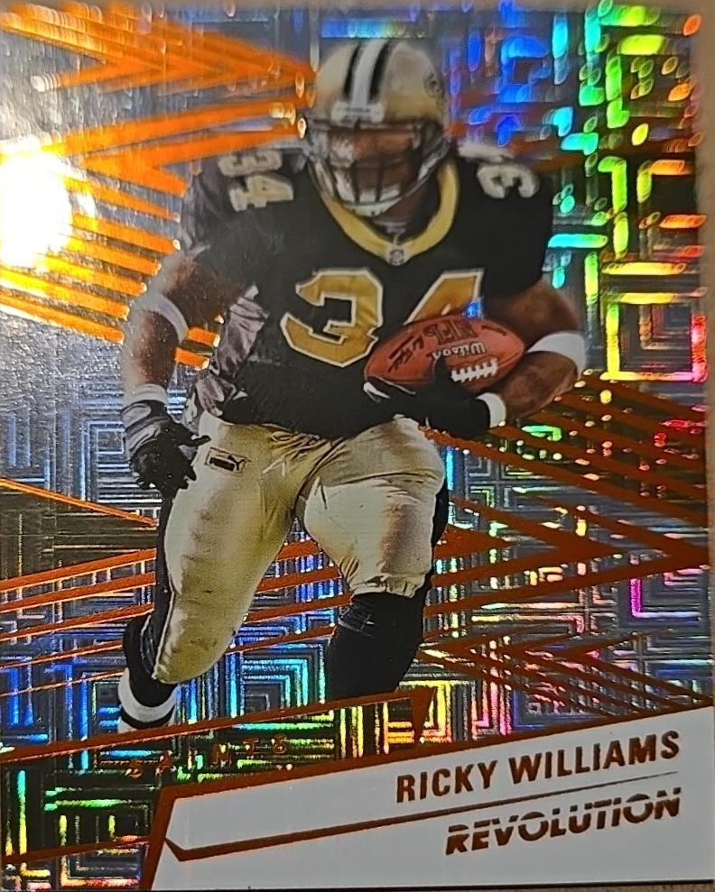 Ricky Williams [Orange Levels] #170 Prices | 2025 Panini Revolution ...