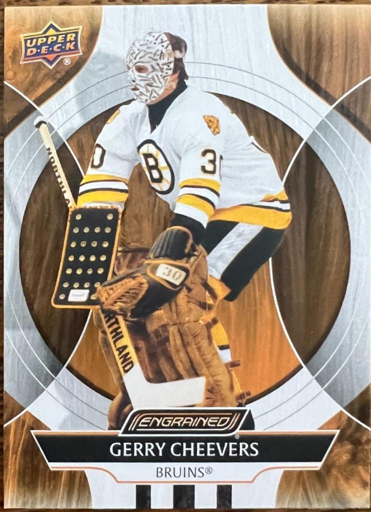 Gerry Cheevers #87 2024-25 Upper Deck Engrained Icons Hockey