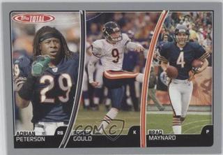 Brad Maynard, Robbie Gould, Adrian Peterson