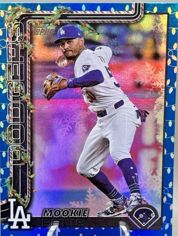Mookie Betts [Blue Lights] #H52 Prices | 2025 Topps Holiday
