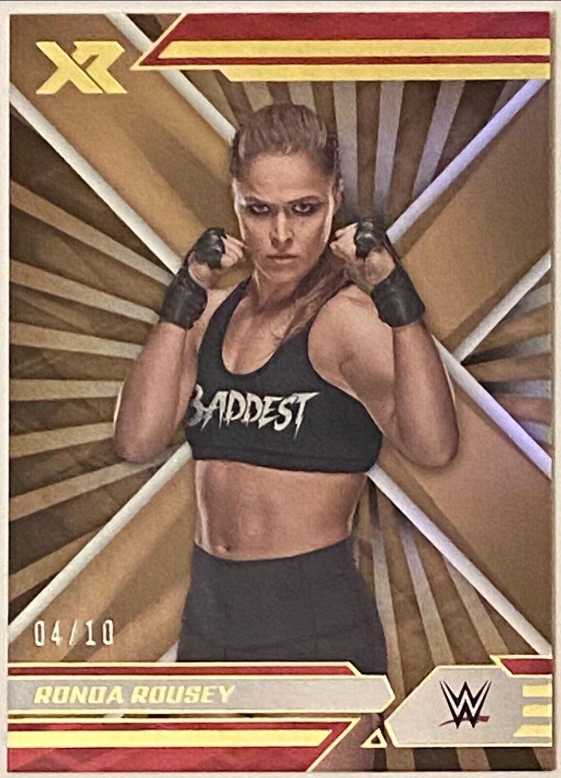 Ronda Rousey [Gold] #287 Prices | 2022 Panini Chronicles WWE ...