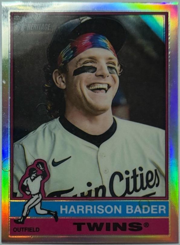 Harrison Bader [Light Blue Sparkle Refractor Chrome SP] #707