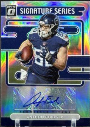 Anthony Firkser #SS-AF Football Cards 2021 Panini Donruss Optic Signature Series