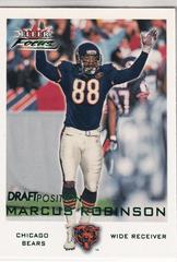 Marcus Robinson [Draft Position] #17 Football Cards 2000 Fleer Focus Prices