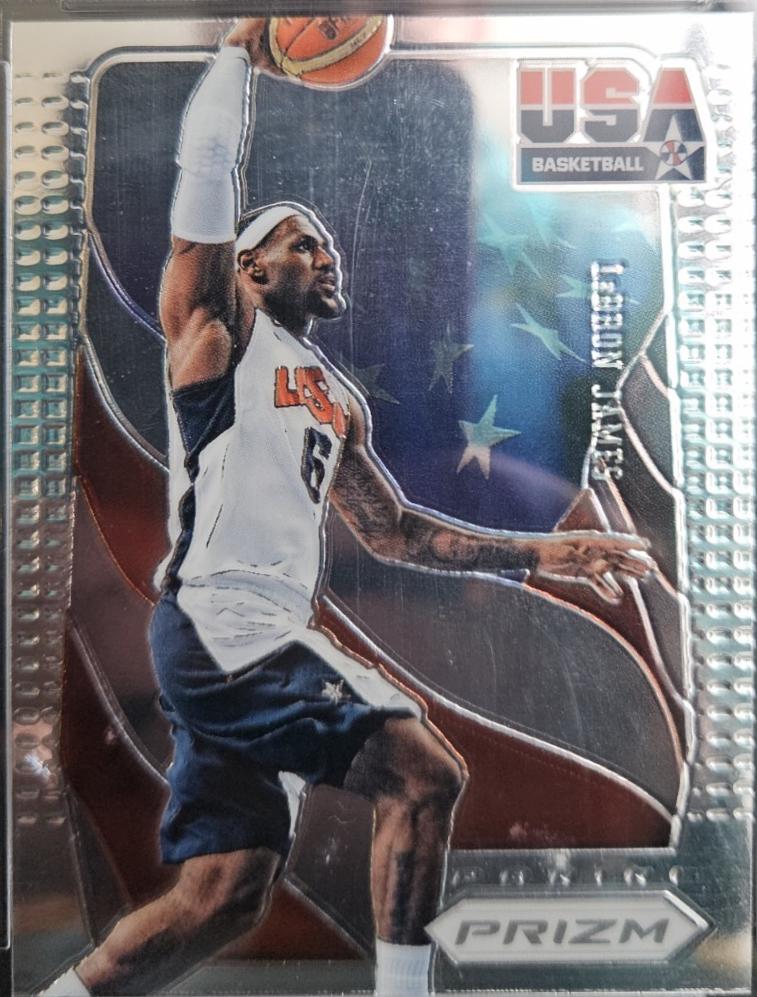 LeBron James #3 Basketball Cards 2012 Panini Prizm USA