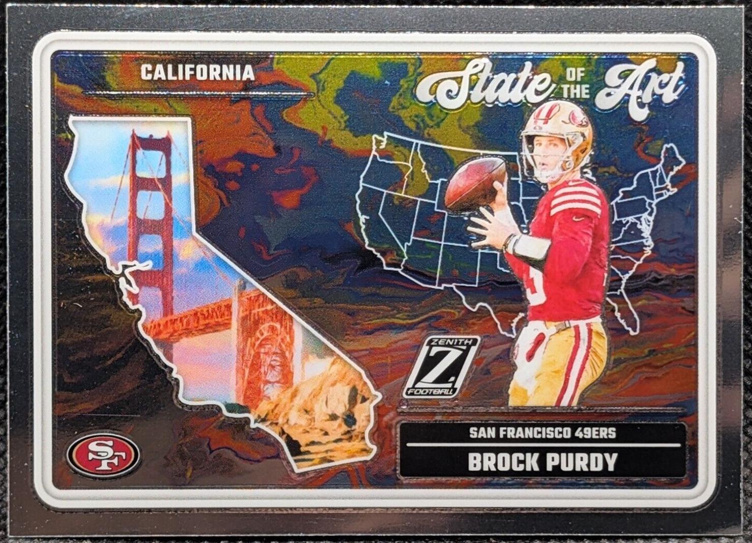 Brock Purdy #4 Football Cards 2024 Panini Zenith State of the Art