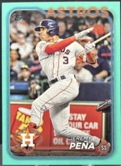 Jeremy Pena [Aqua] (2024 Topps)