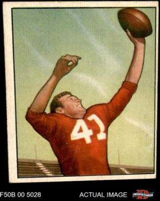Billy Dewell #22 Football Cards 1950 Bowman