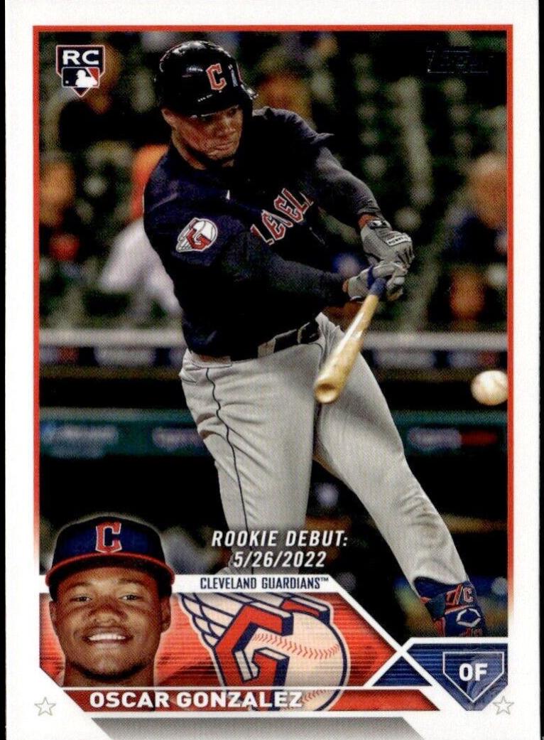 Oscar Gonzalez #US275 2023 Topps Update Baseball