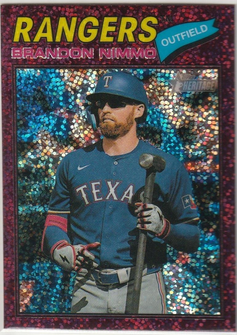 Brandon Nimmo [Burgundy Sparkle Chrome] #119