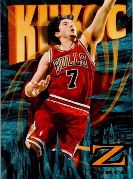 Tony Kukoc #12 1996 Skybox Z Force Basketball