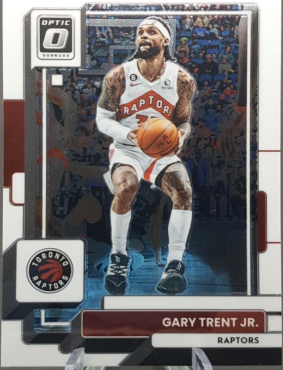 Gary Trent Jr. #4 Basketball Cards 2022 Panini Donruss Optic