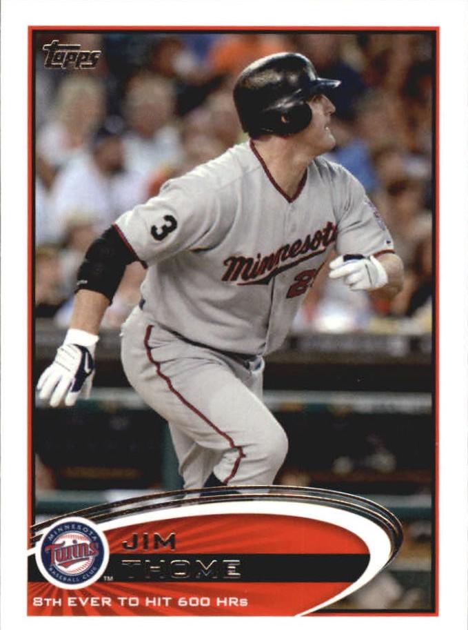 Jim Thome #97 2012 Topps Mini Baseball