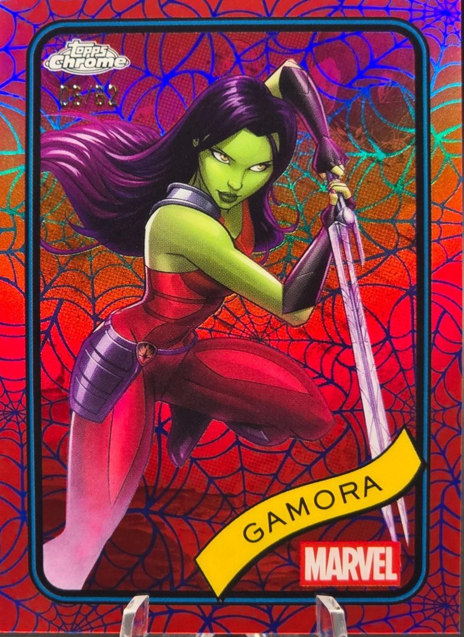 Gamora Blue & Red Spider Web Refractor