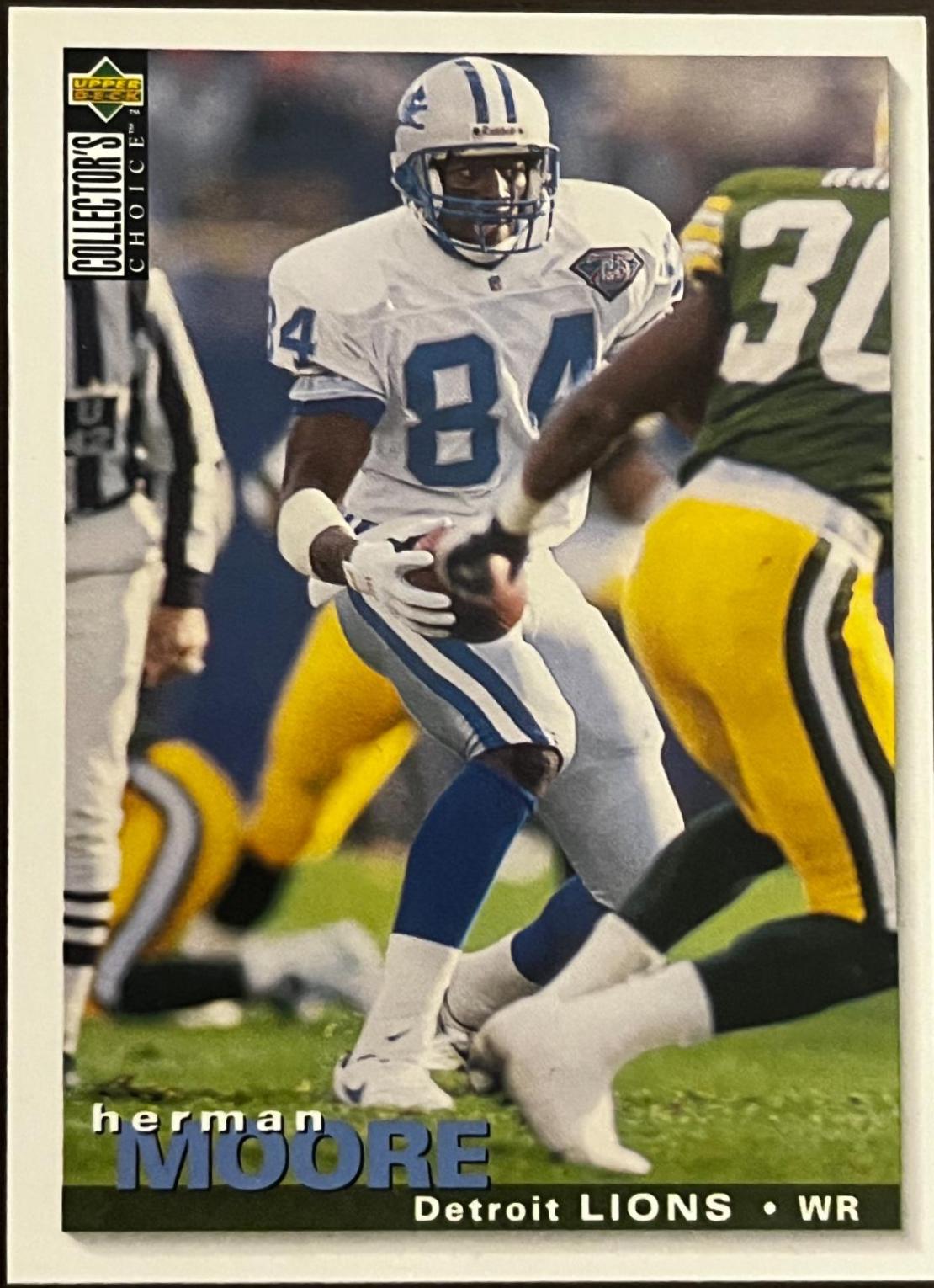 Herman Moore Football Cards 1995 Upper Deck