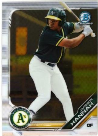Jameson Hannah #BCP-198 2019 Bowman Chrome Baseball Prospects