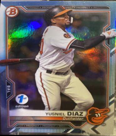 Yusniel Diaz [Sky Blue Foil] #BFE-76