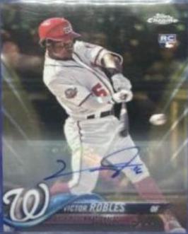Victor Robles #VR 2018 Topps Chrome Update Autographs Baseball