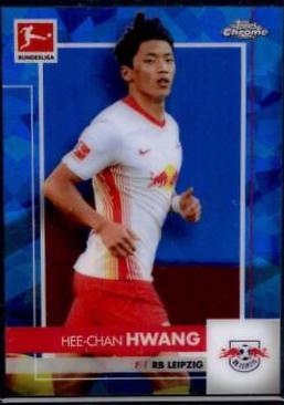 Hee chan Hwang #60 2020 Topps Chrome Bundesliga Sapphire Soccer