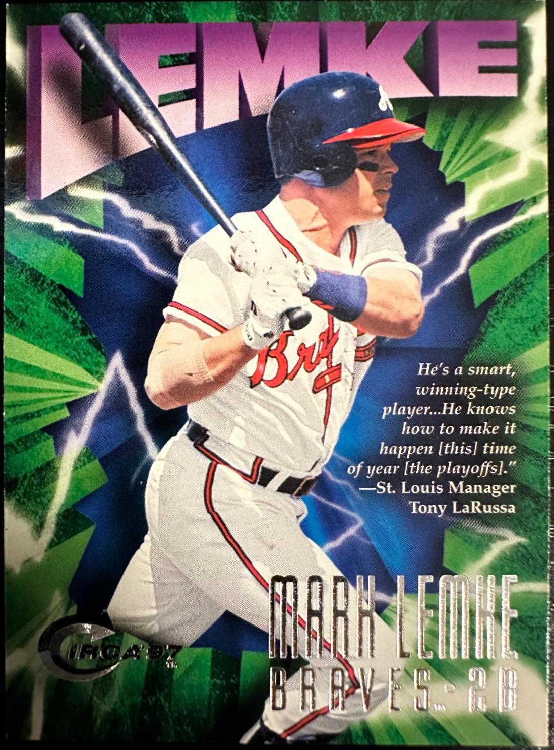 Mark Lemke #48 Baseball Cards 1997 Circa