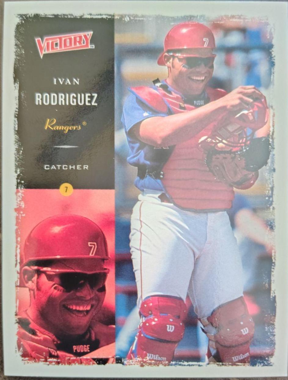 Ivan Rodriguez Baseball Cards 2000 Upper Deck Victory