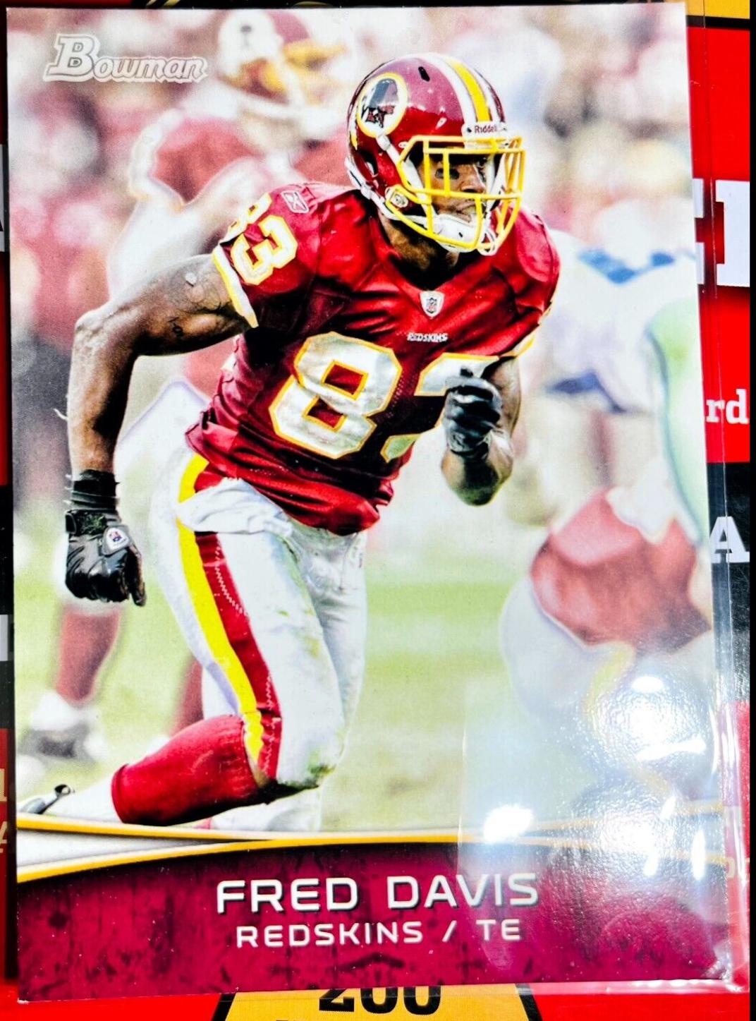 Fred Davis #47 Football Cards 2012 Bowman