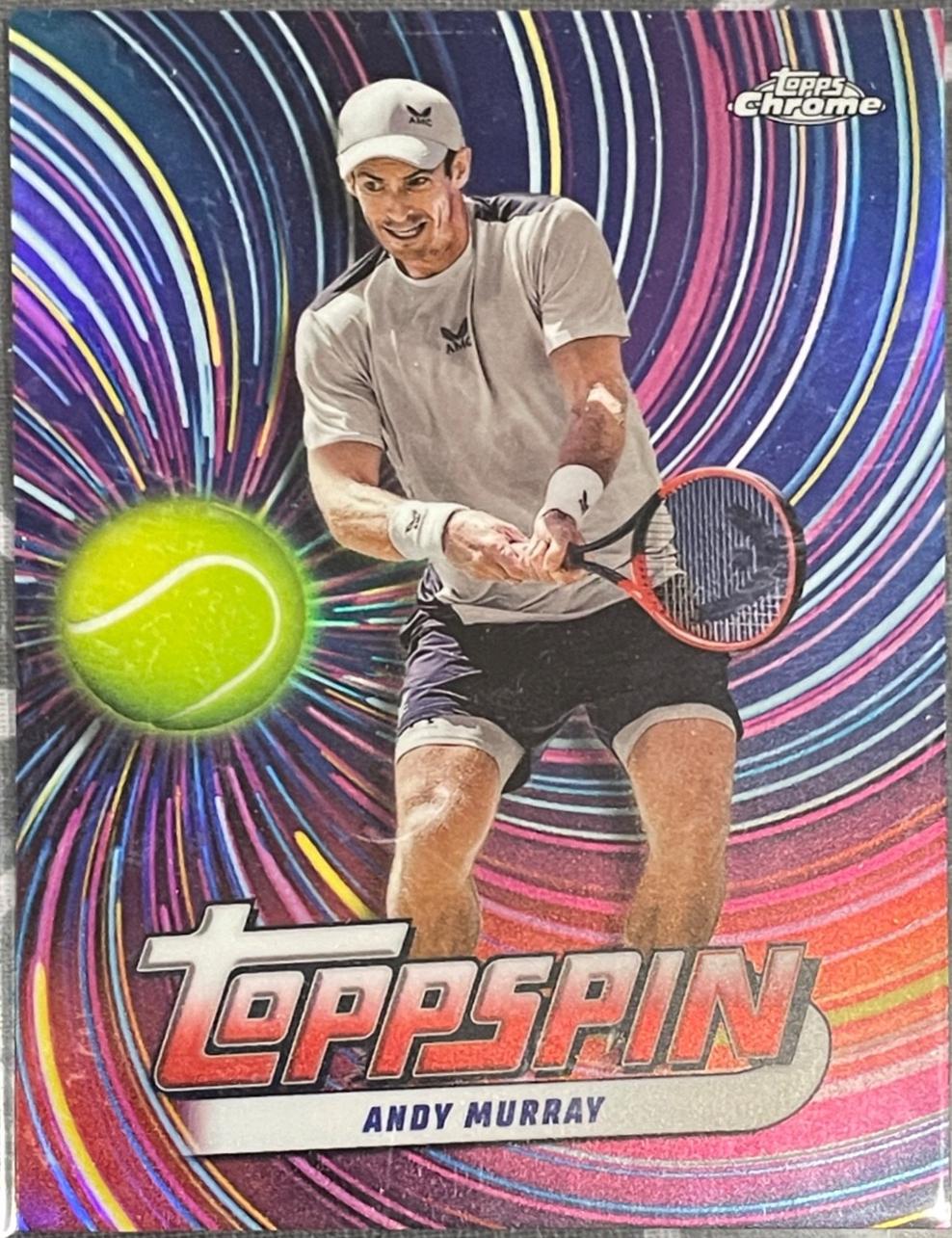 Andy Murray #TSP-AM Tennis Cards 2024 Topps Chrome Toppspin