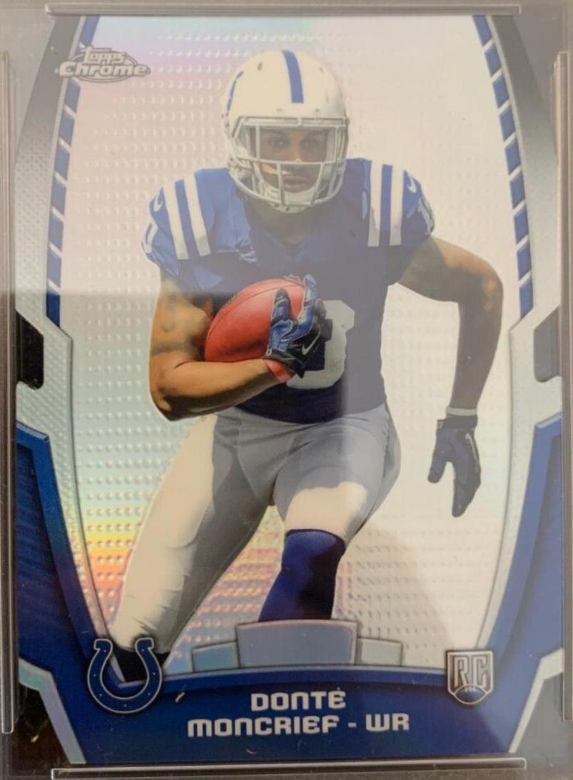 Donte Moncrief #DM Football Cards 2014 Topps Chrome Rookie Die-Cut