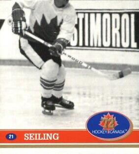 Rod Seiling #21 Hockey Cards 1991 Future Trends Canada ’72