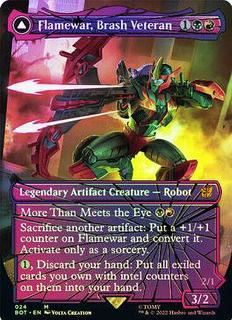 Flamewar, Brash Veteran