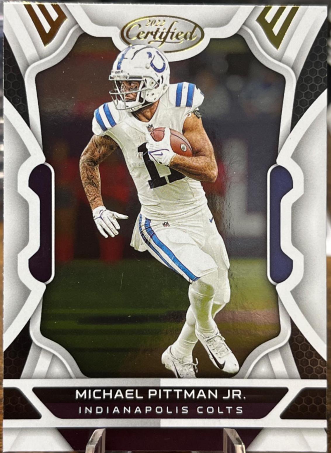 Michael Pittman Jr. #42 Football Cards 2022 Panini Certified