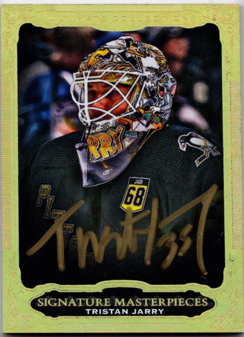 Tristan Jarry #USM-TJ Hockey Cards 2023 Upper Deck Ultimate Collection Signature Masterpieces