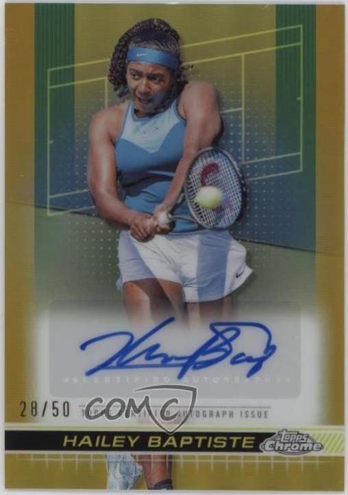 Hailey Baptiste [Gold Refractor] #TCA-HBE