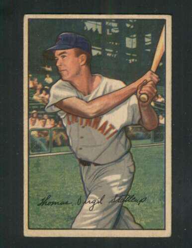 Virgil Stallcup #6 Baseball Cards 1952 Bowman