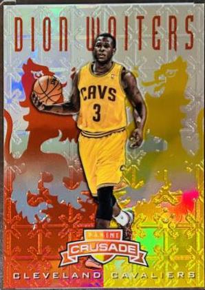 Dion Waiters Red & Gold #19 Basketball Cards 2012 Panini Crusade Prizm