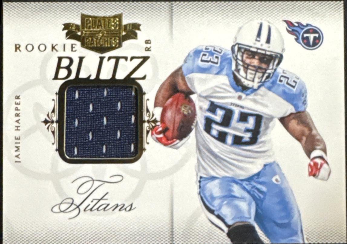 Jamie Harper #9 2011 Panini Plates & Patches Rookie Blitz Football