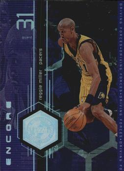 Reggie Miller #F11 Basketball Cards 1998 Upper Deck Encore Driving Forces