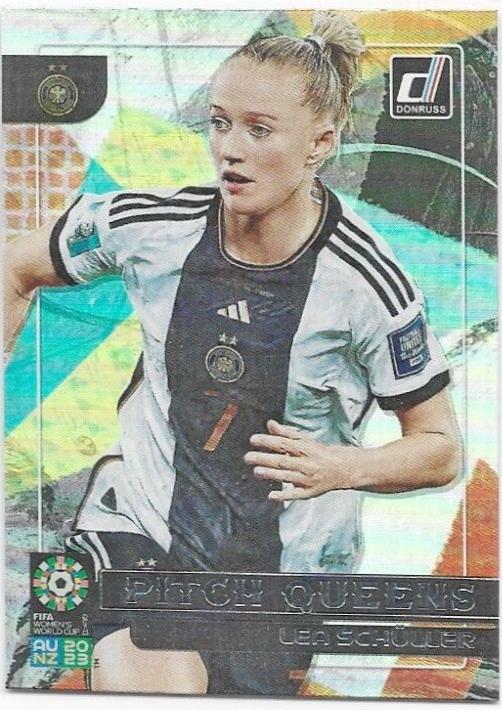 Lea Schuller #11 Soccer Cards 2023 Donruss FIFA Women's World Cup Pitch Queens