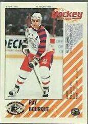 Ray Bourque #279 Hockey Cards 1992 Panini Stickers