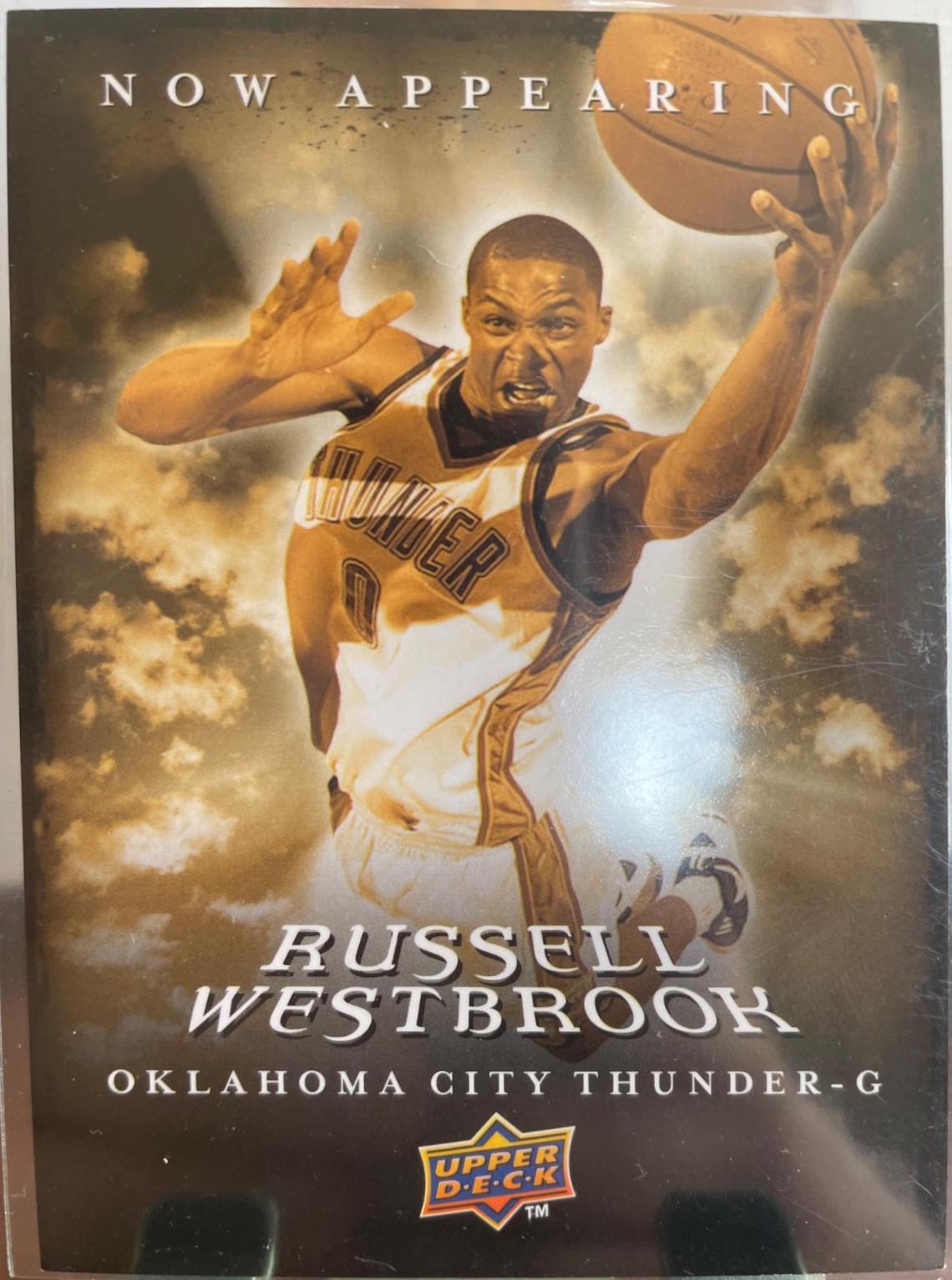 Russell Westbrook #NA-4 Basketball Cards 2009 Upper Deck Now Appearing