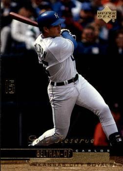 Carlos Beltran #82 Baseball Cards 2000 Upper Deck Gold Reserve