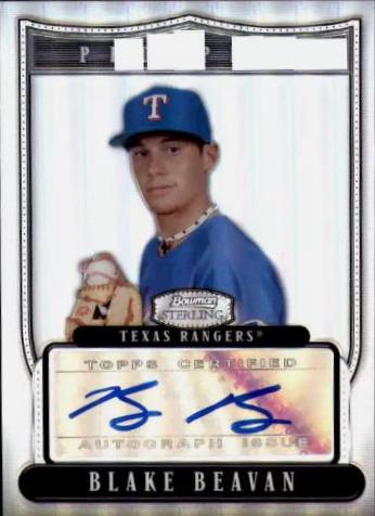 Blake Beavan #BSPBB Baseball Cards 2007 Bowman Sterling Prospects