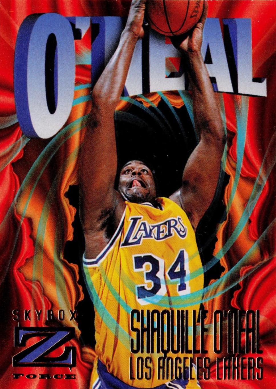 Shaquille O'Neal #114 1996-97 SkyBox Z-Force Basketball