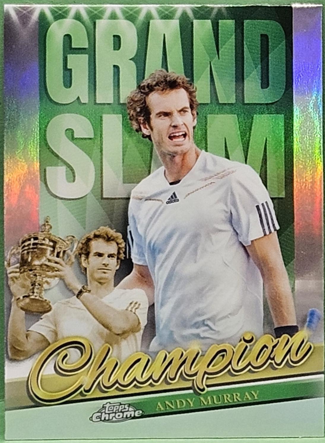 Andy Murray #GSC-AM Tennis Cards 2024 Topps Chrome Grand Slam Champions