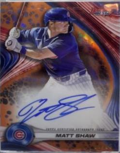 Matt Shaw [Orange Refractor] #B24-MS