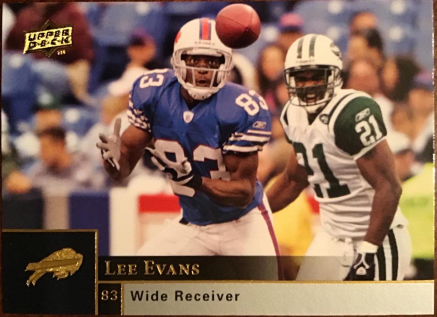 Lee Evans #22 Football Cards 2009 Upper Deck