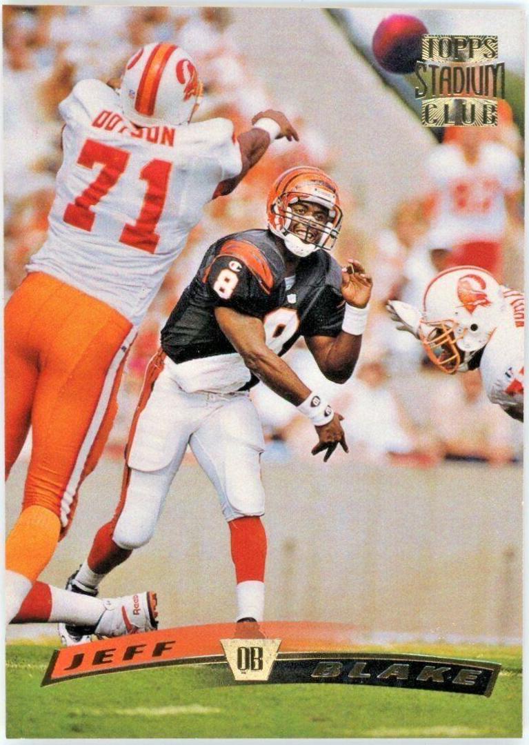 Jeff Blake #10 Football Cards 1996 Stadium Club