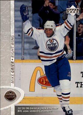 Mike Grier #259 Hockey Cards 1996 Upper Deck