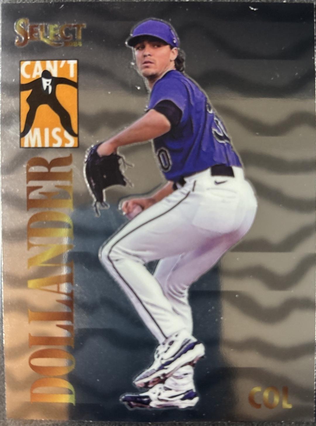 Chase Dollander #14 Baseball Cards 2024 Panini Select Can’t Miss